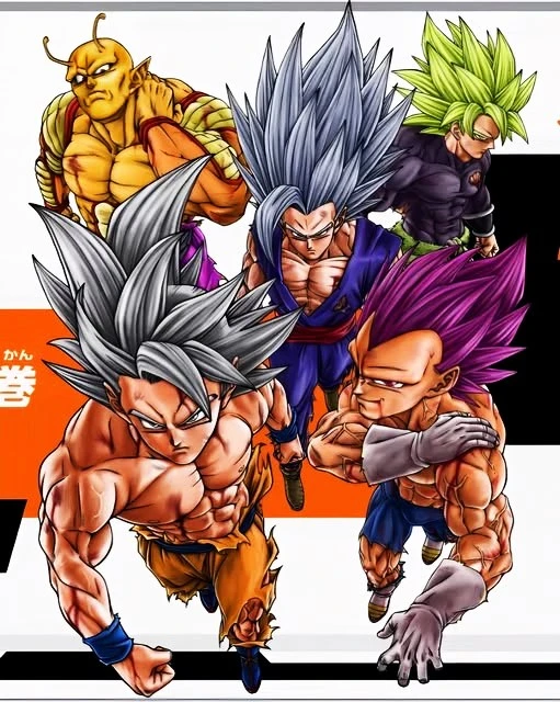 Dragon Ball Super New Art: Broly Green Hair & Beast Gohan Steal the Spotlight