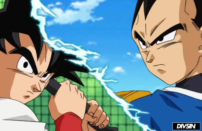 Goku vs vegeta baseball game