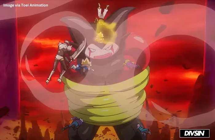 Base Vegeta vs. Giant Gomah – The Final Battle Begins