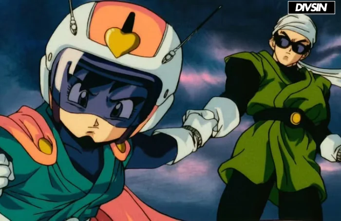 Gohan, Videl, and Gotenks