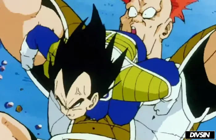 Recoome vs Vegeta, Gohan & Krillin