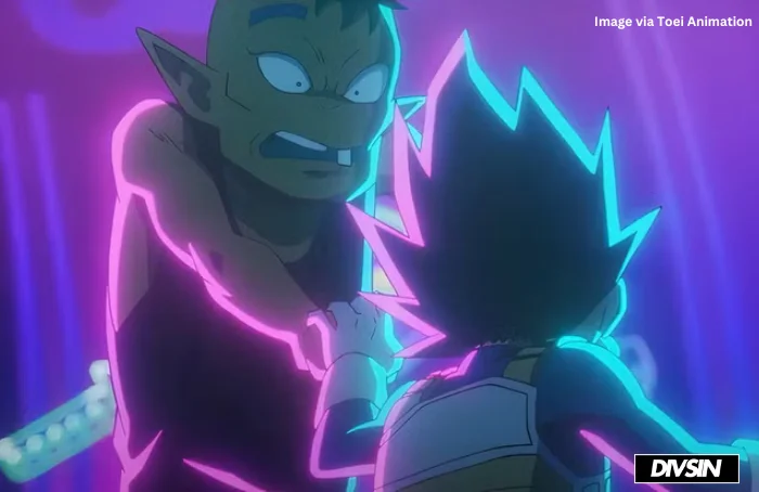 Vegeta Neon Nightclub Brawl – Style Over Substance